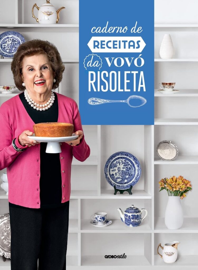 Caderno de Receitas da Vovó Risoleta - presente para tia idosa