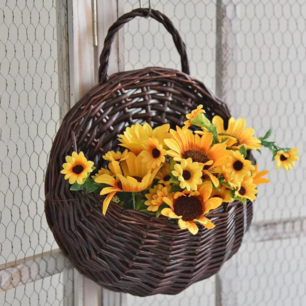 Cesta de Parede Para Plantas - presente para tia idosa