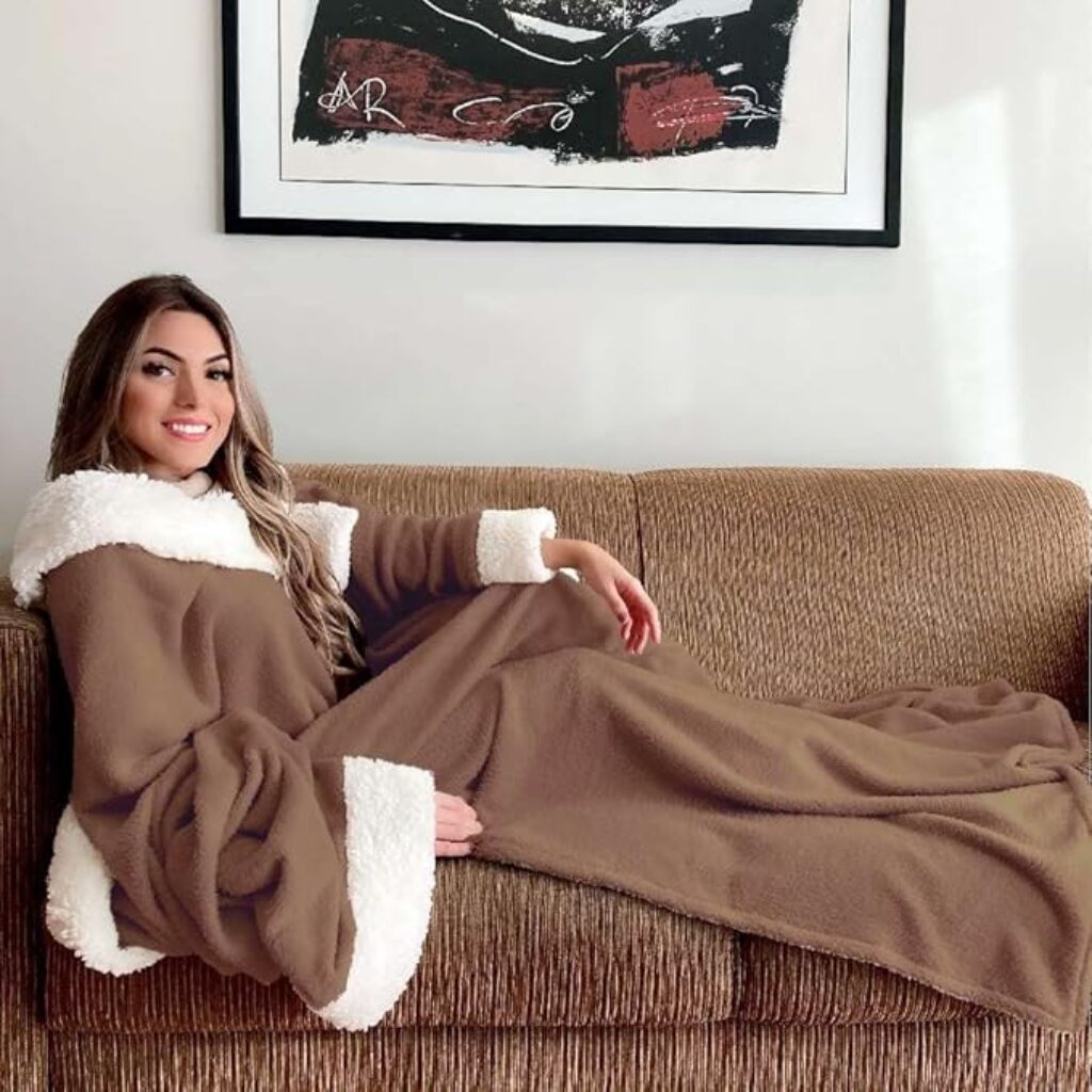 Cobertor Vestível - presente para tia idosa