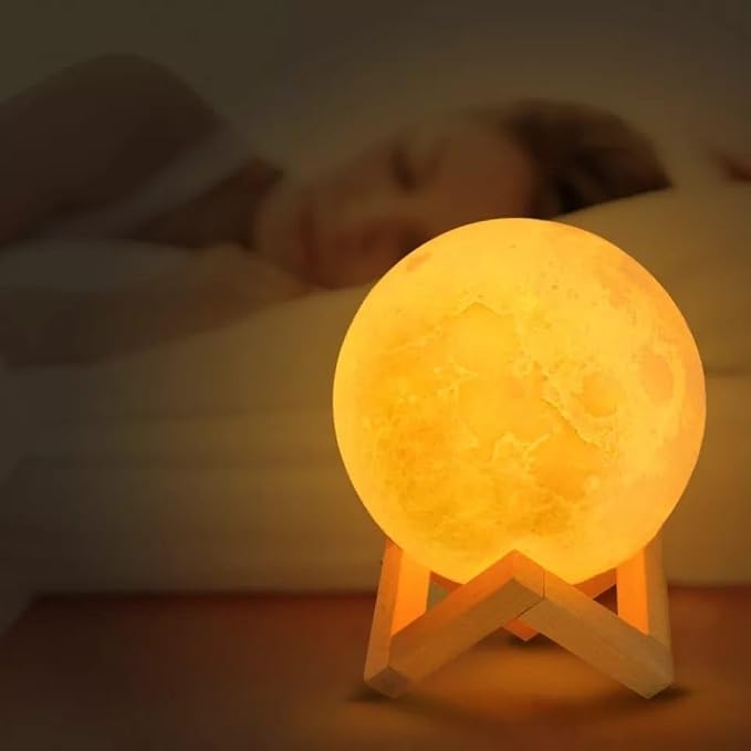 Luminária de Lua 3D