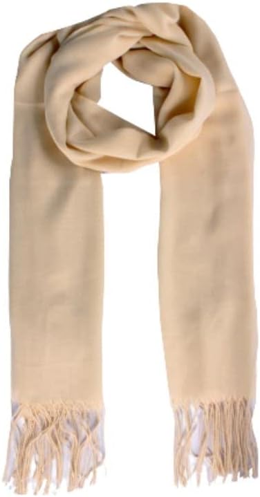 Cachecol Echarpe Feminina Lisa com Franja