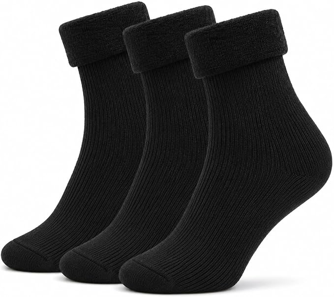 Kit 3 Meias Térmicas Flaneladas Premium