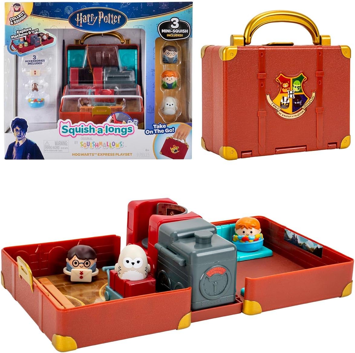 Playset Médio Harry Potter Squish-A-Longs