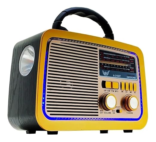 Caixa de Som Bluetooth Retrô