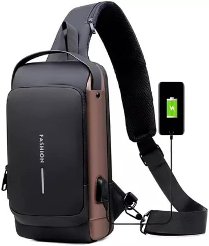 Bolsa Transversal Masculina Antifurto