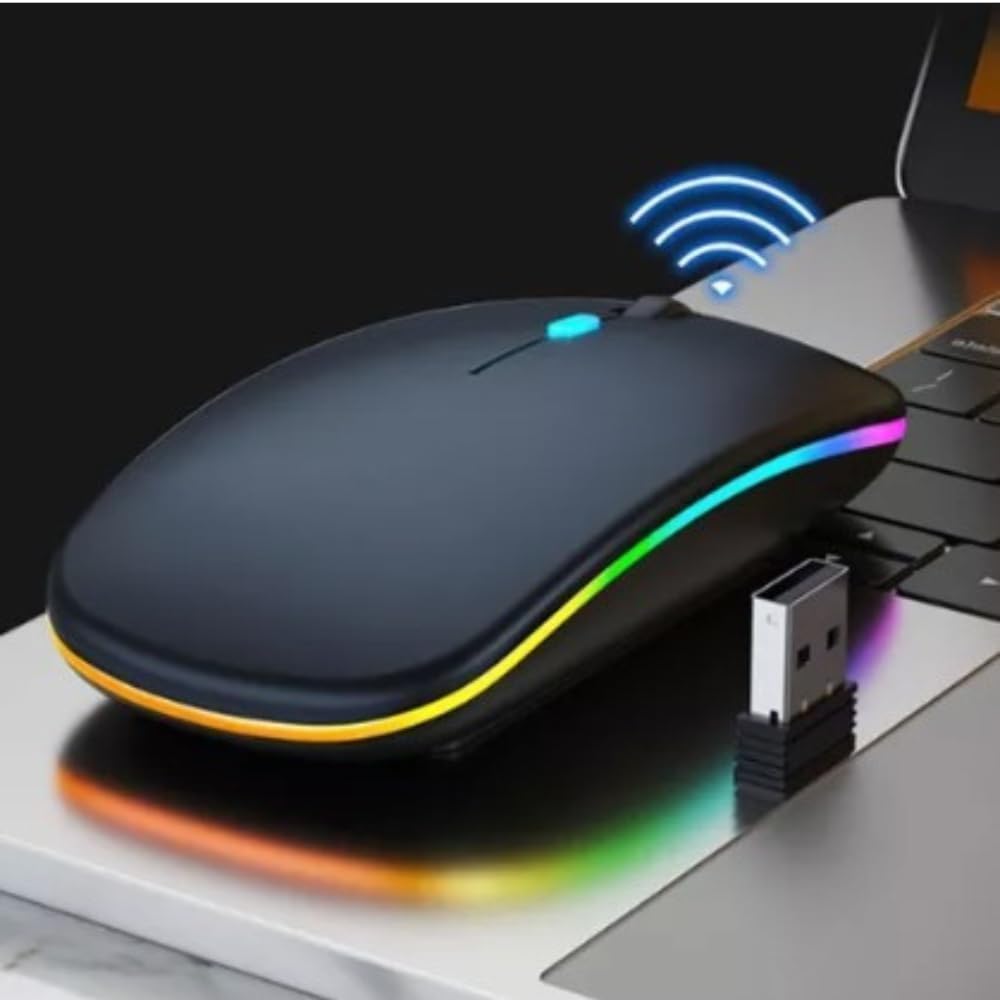 Mouse Bluetooth Óptico Colorido