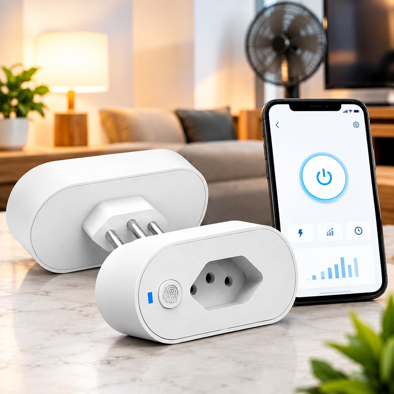 Tomada Inteligente Wi-Fi - Controle pelo Celular