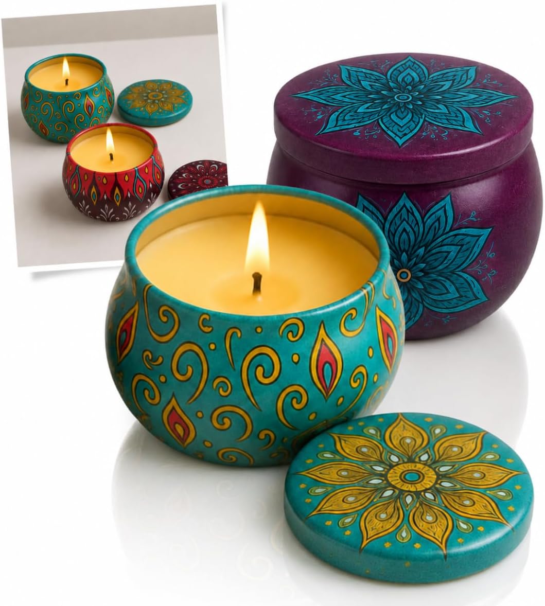 Velas Aromáticas Perfumadas em Lata