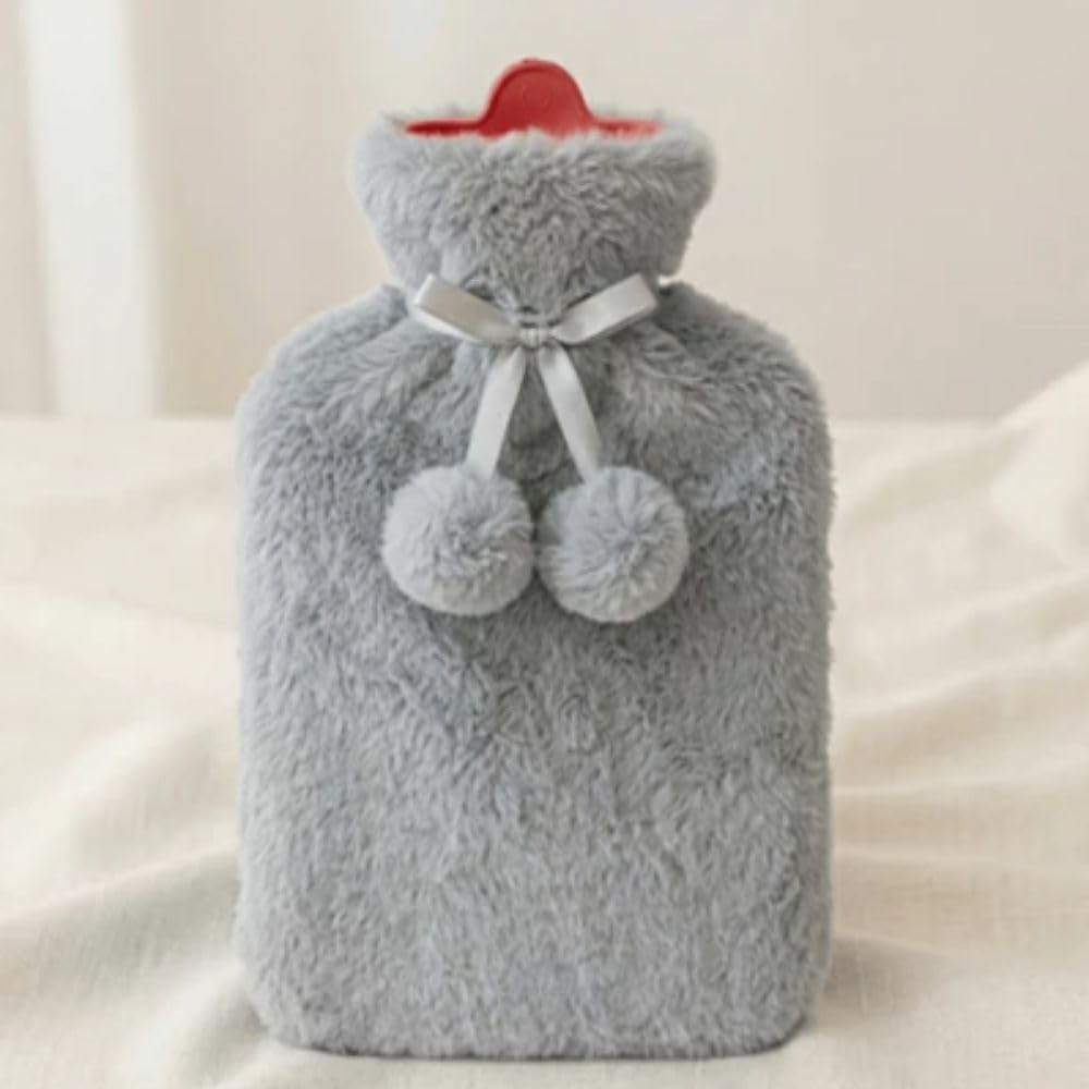 Bolsa de Água Quente Com Capa de Pelúcia - presente para tia idosa