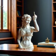 Estátua de Vênus Com Atitude