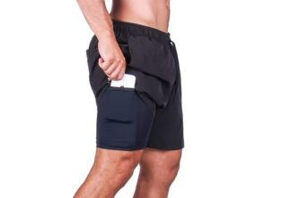 Bermuda De Academia Com Short Térmico e Bolso Para Celular