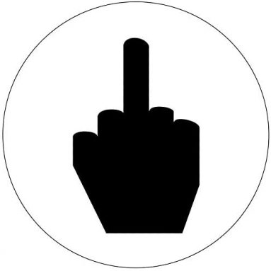 Carimbo Dedo do Meio