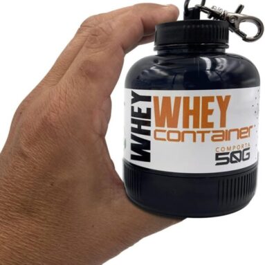 Chaveiro Mini Whey Pote 50g (vazio)