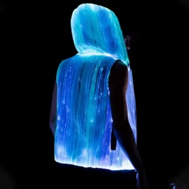 Jaqueta de Led Com Capuz